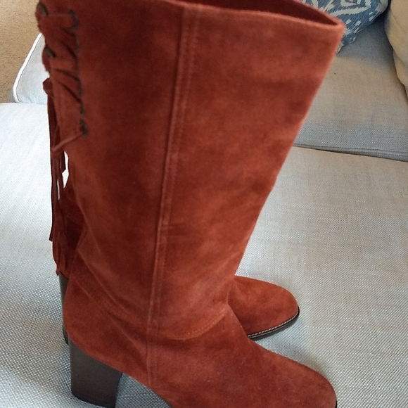 Vintage COACH suede boots *GoRgEoUs* - Picture 2 of 8